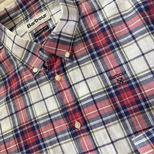 Barbour Blakelow Tailored Fit Shirt Mens XL MSH5085 Highland Check Button Down